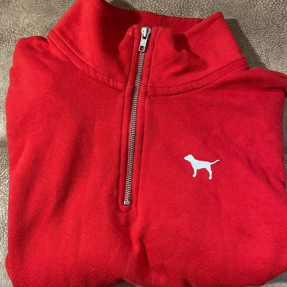 PINK, Girls, XS, Red Sweat Hoodie